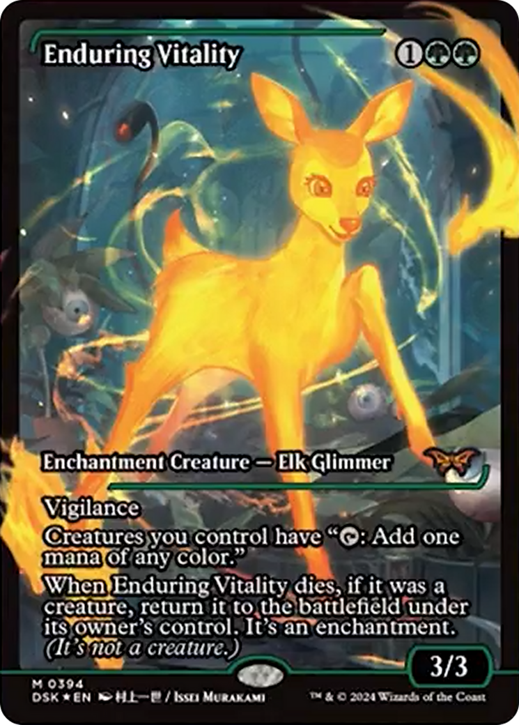 Enduring Vitality (Japan Showcase) [Duskmourn: House of Horror] | Eastridge Sports Cards & Games