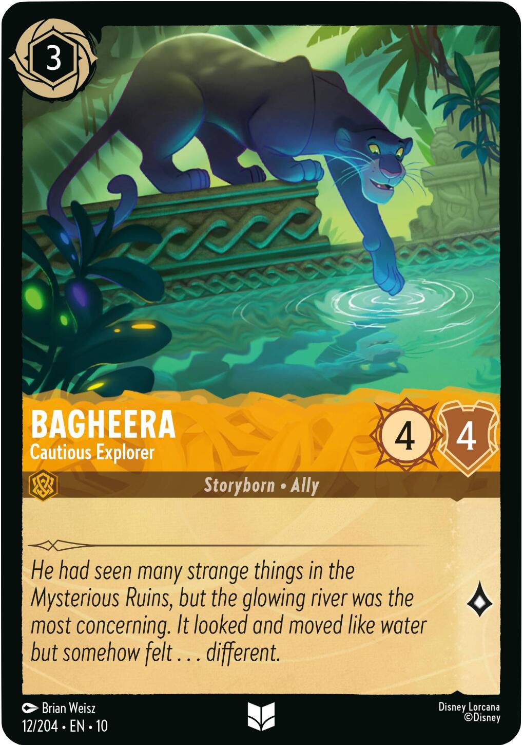 Bagheera - Cautious Explorer (12/204) [Whispers in the Well] | Eastridge Sports Cards & Games