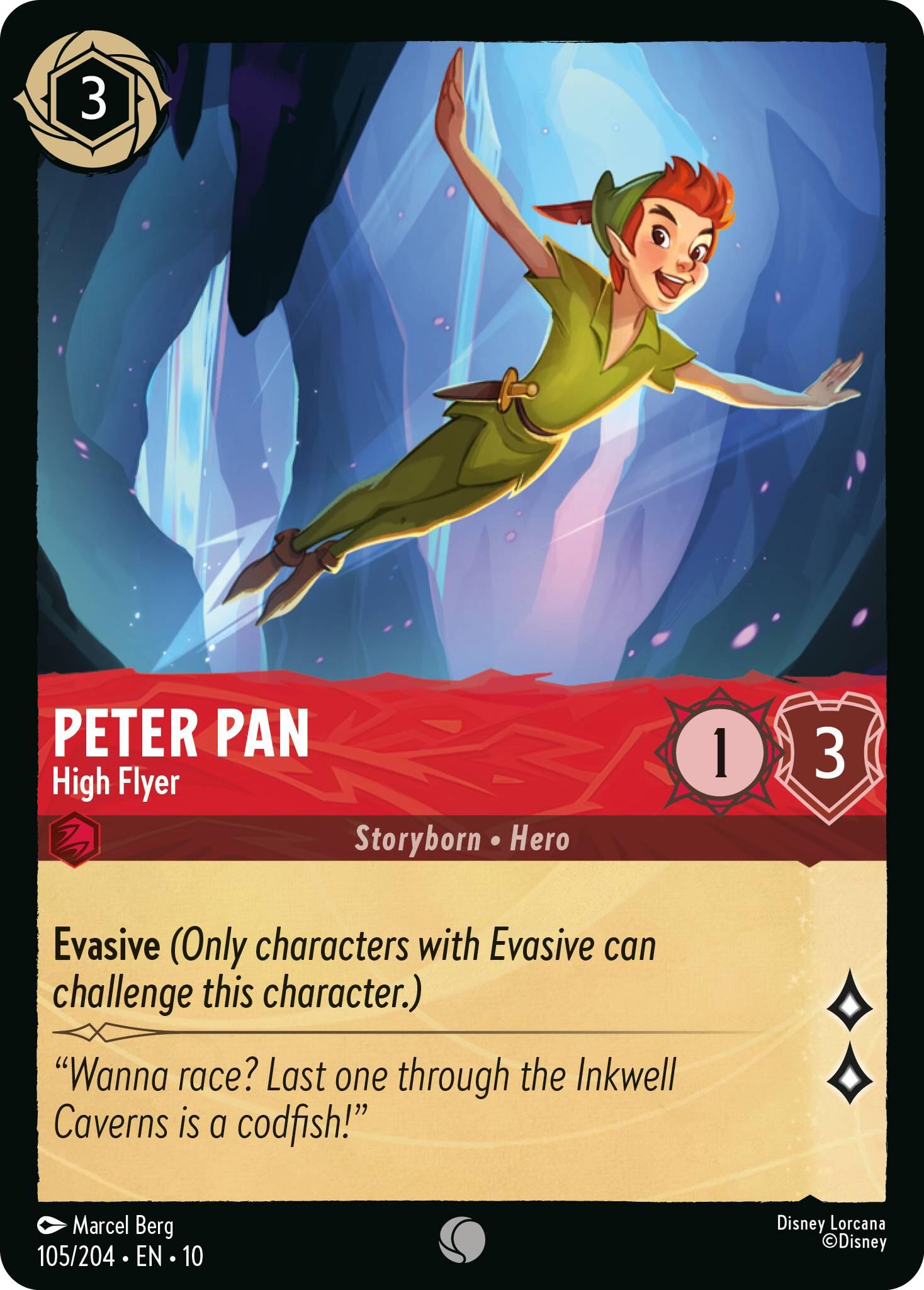 Peter Pan - High Flyer (105/204) [Whispers in the Well] | Eastridge Sports Cards & Games