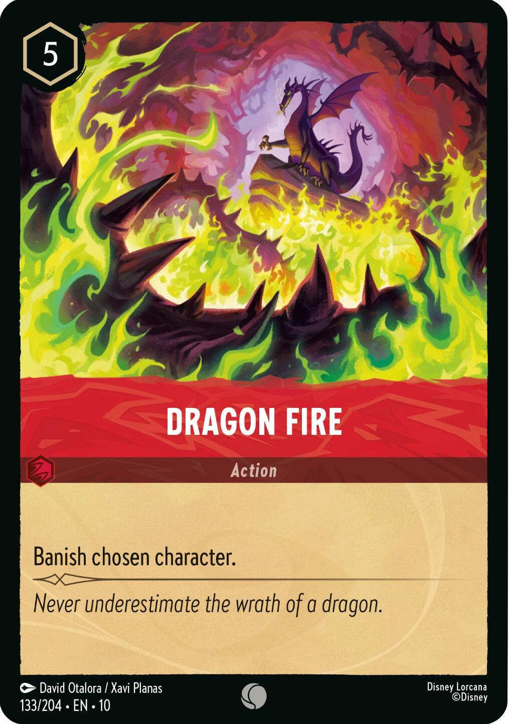 Dragon Fire (133/204) [Whispers in the Well] | Eastridge Sports Cards & Games