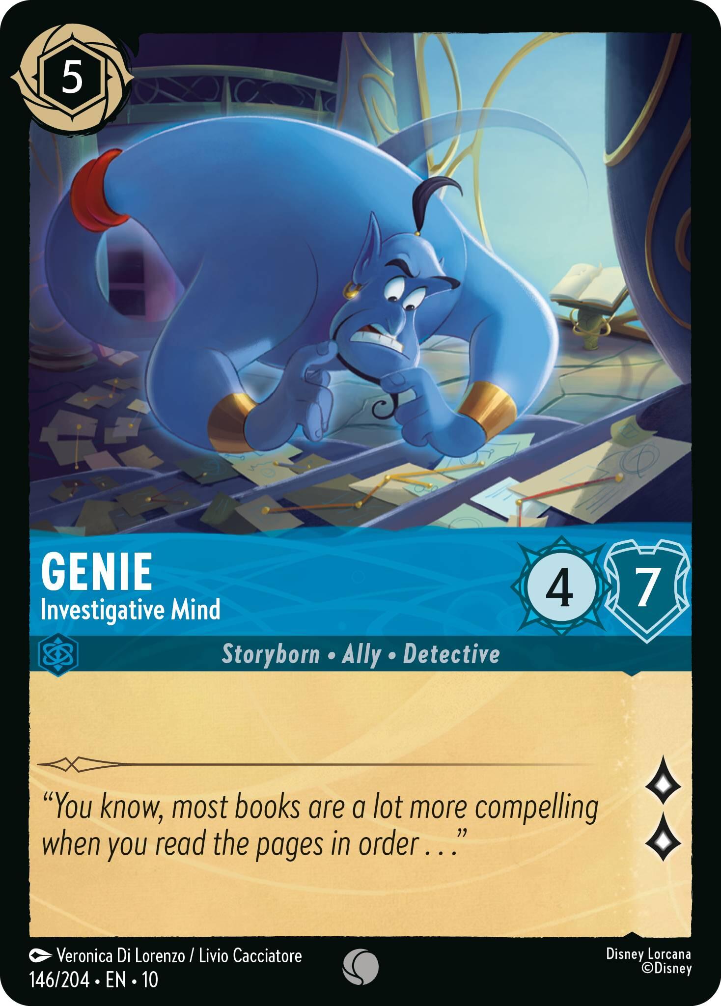 Genie - Investigative Mind (146/204) [Whispers in the Well] | Eastridge Sports Cards & Games
