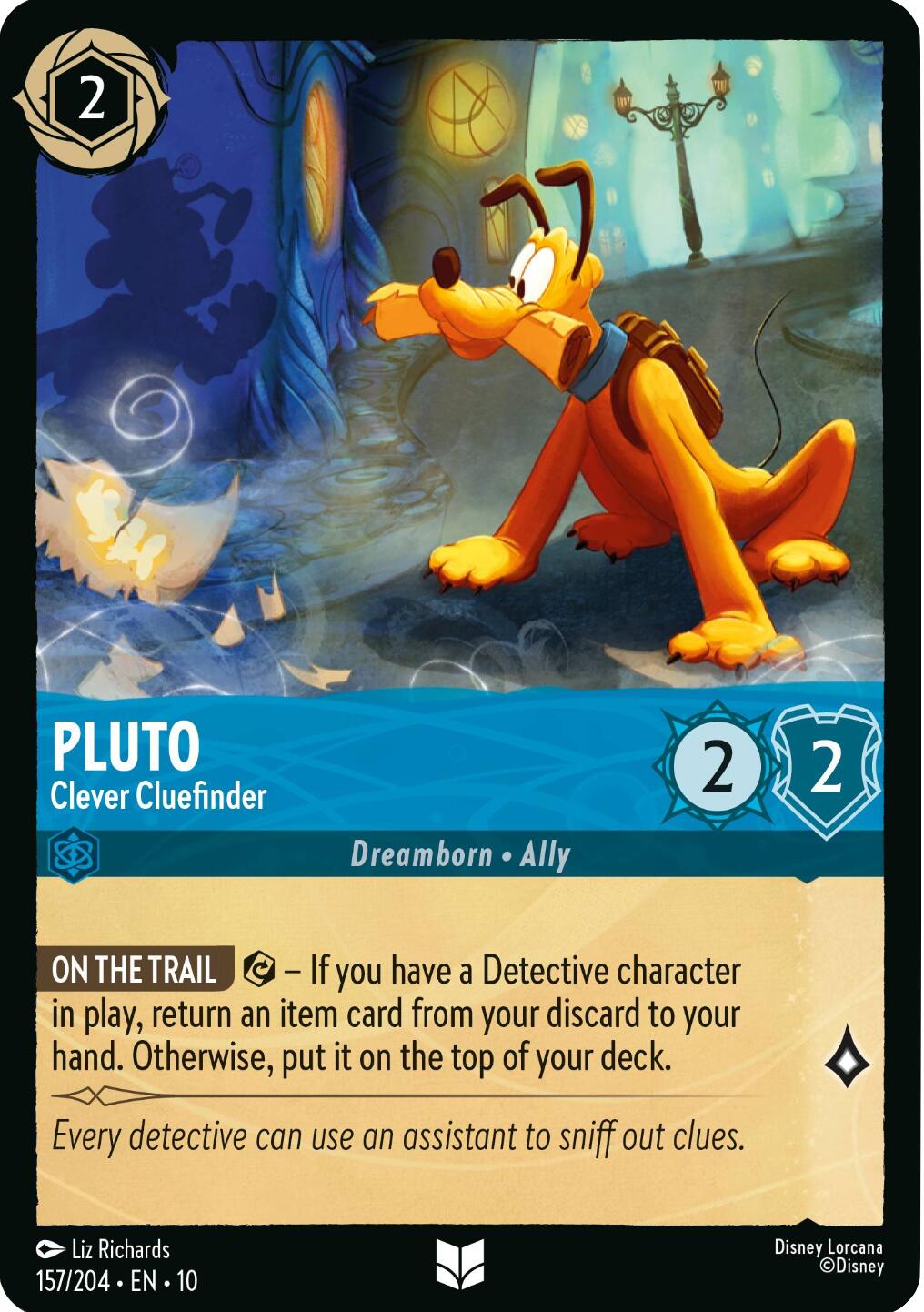 Pluto - Clever Cluefinder (157/204) [Whispers in the Well] | Eastridge Sports Cards & Games