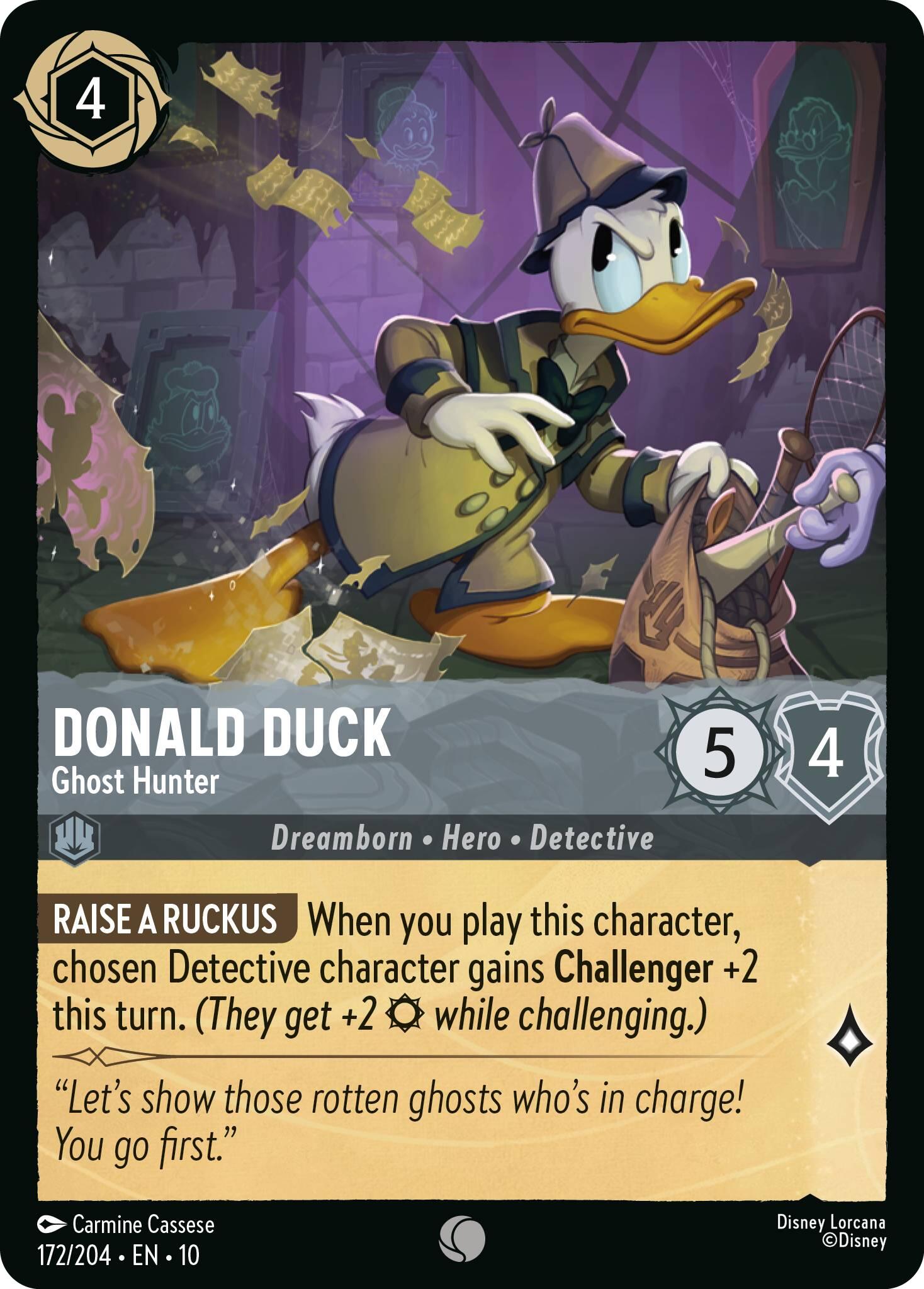 Donald Duck - Ghost Hunter (172/204) [Whispers in the Well] | Eastridge Sports Cards & Games