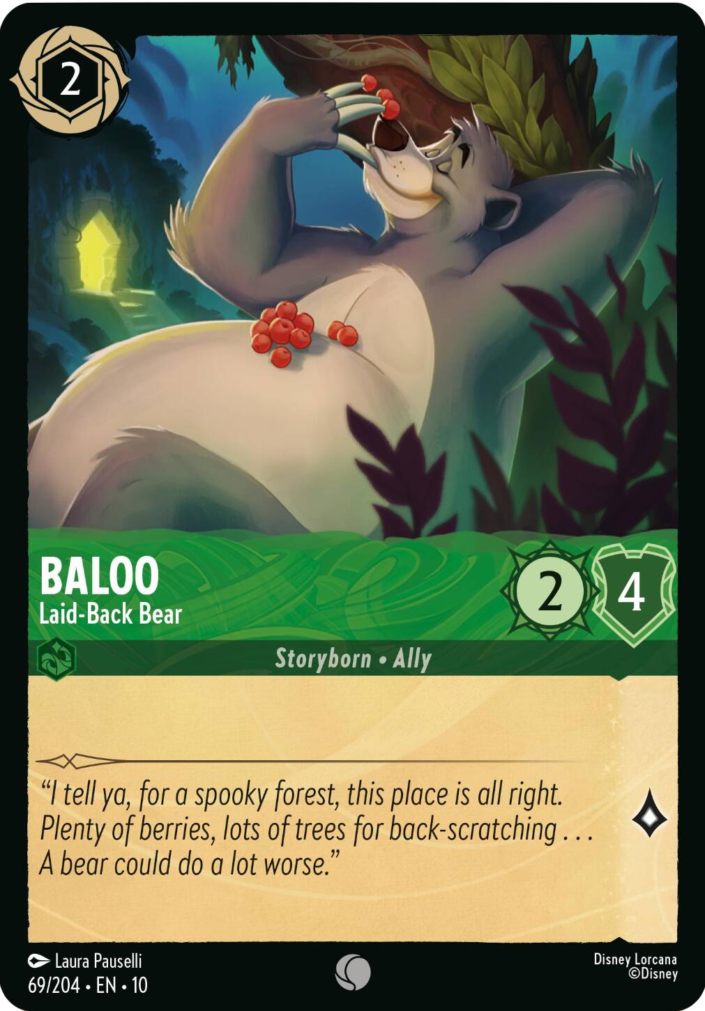 Baloo - Laid-Back Bear (69/204) [Whispers in the Well] | Eastridge Sports Cards & Games