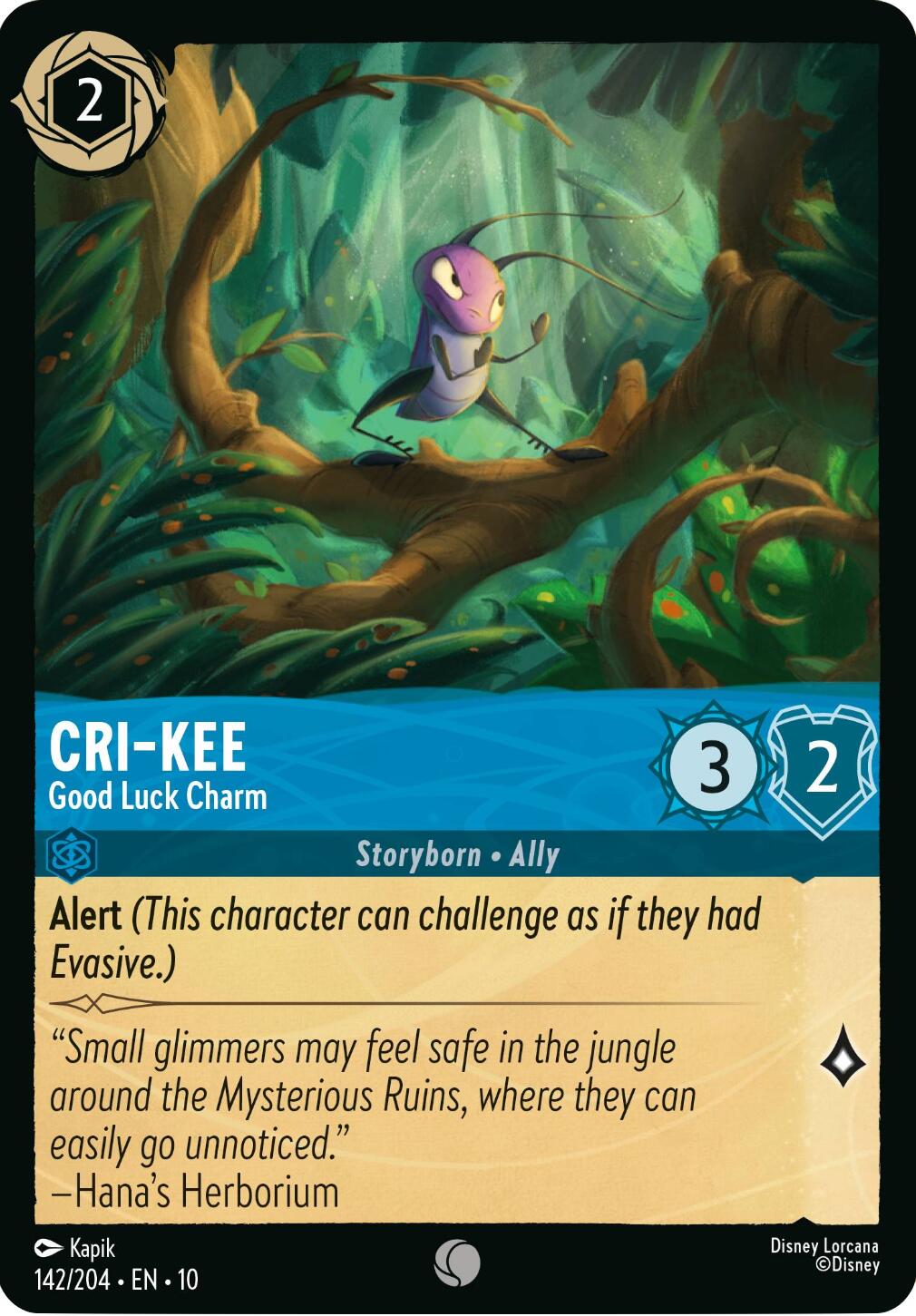 Cri-Kee - Good Luck Charm (142/204) [Whispers in the Well] | Eastridge Sports Cards & Games