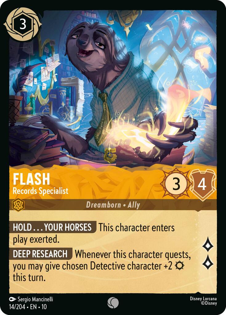 Flash - Records Specialist (14/204) [Whispers in the Well] | Eastridge Sports Cards & Games