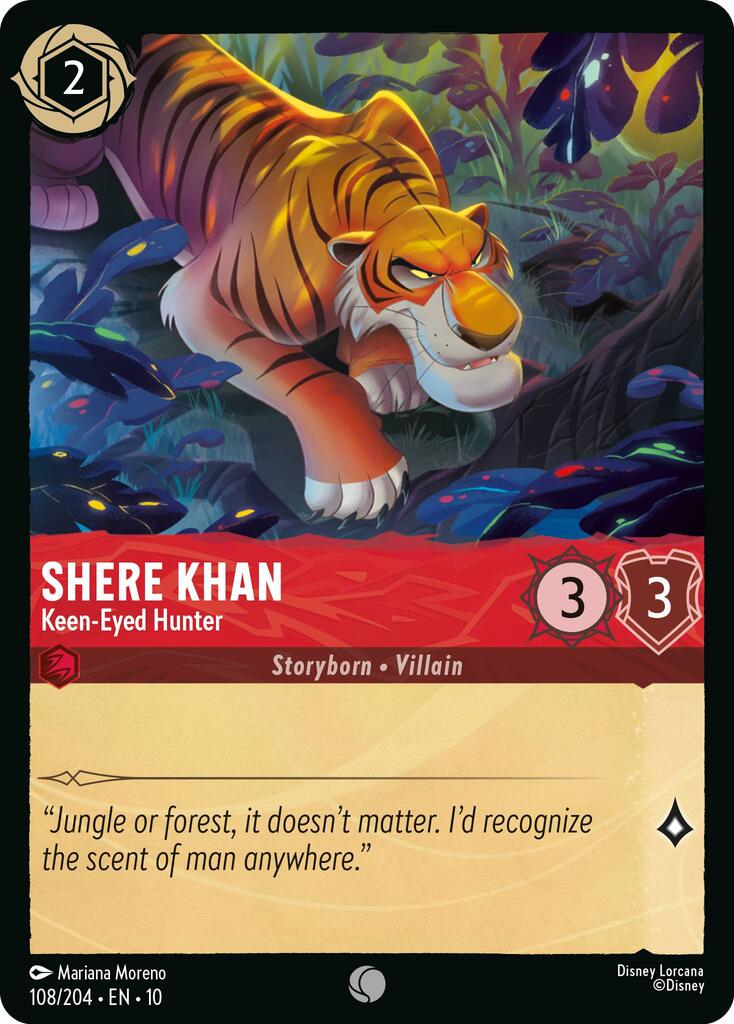 Shere Khan - Keen-Eyed Hunter (108/204) [Whispers in the Well] | Eastridge Sports Cards & Games