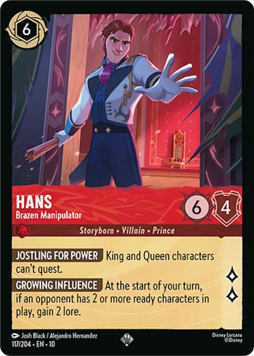 Hans - Brazen Manipulator (117/204) [Whispers in the Well] | Eastridge Sports Cards & Games