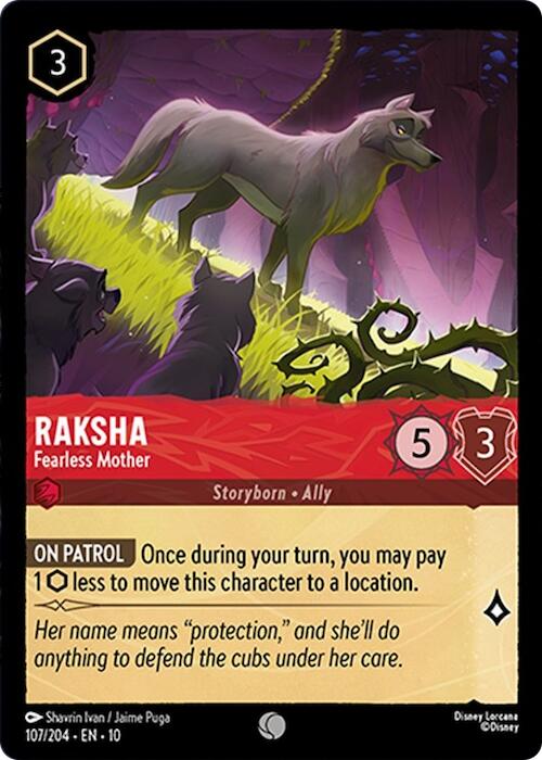 Raksha - Fearless Mother (107/204) [Whispers in the Well] | Eastridge Sports Cards & Games
