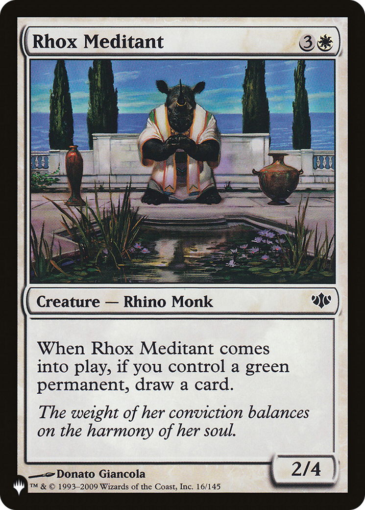 Rhox Meditant [The List] | Eastridge Sports Cards & Games