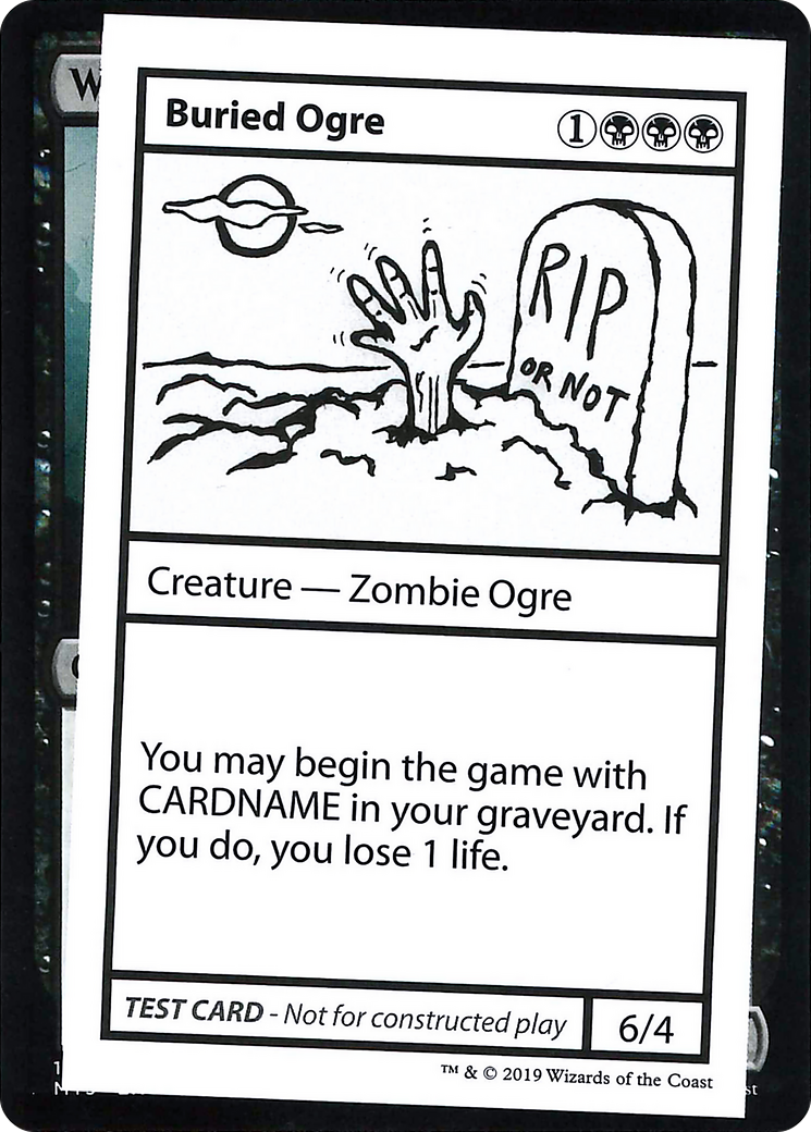 Buried Ogre (2021 Edition) [Mystery Booster Playtest Cards] | Eastridge Sports Cards & Games