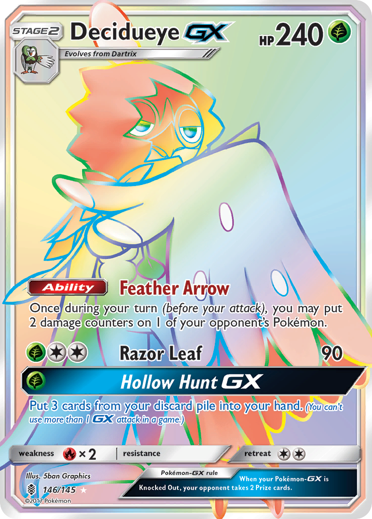 Decidueye GX (146/145) [Sun & Moon: Guardians Rising] | Eastridge Sports Cards & Games