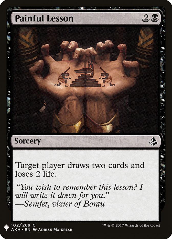 Painful Lesson [Mystery Booster] | Eastridge Sports Cards & Games
