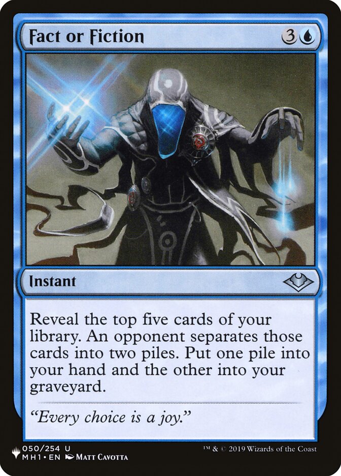 Fact or Fiction [The List] | Eastridge Sports Cards & Games