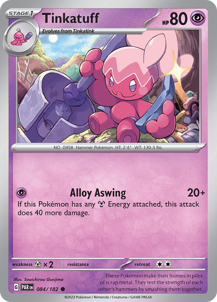 Tinkatuff (084/182) [Scarlet & Violet: Paradox Rift] | Eastridge Sports Cards & Games