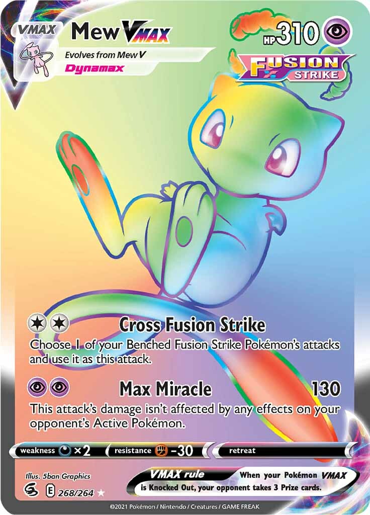 Mew VMAX (268/264) [Sword & Shield: Fusion Strike] | Eastridge Sports Cards & Games