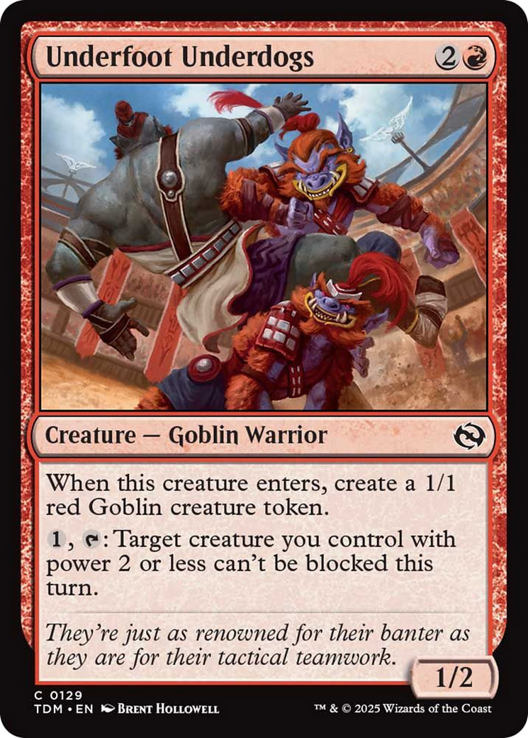 Underfoot Underdogs [Tarkir: Dragonstorm] | Eastridge Sports Cards & Games