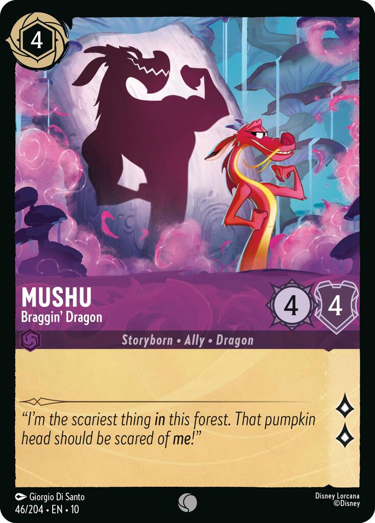 Mushu - Braggin' Dragon (46/204) [Whispers in the Well] | Eastridge Sports Cards & Games