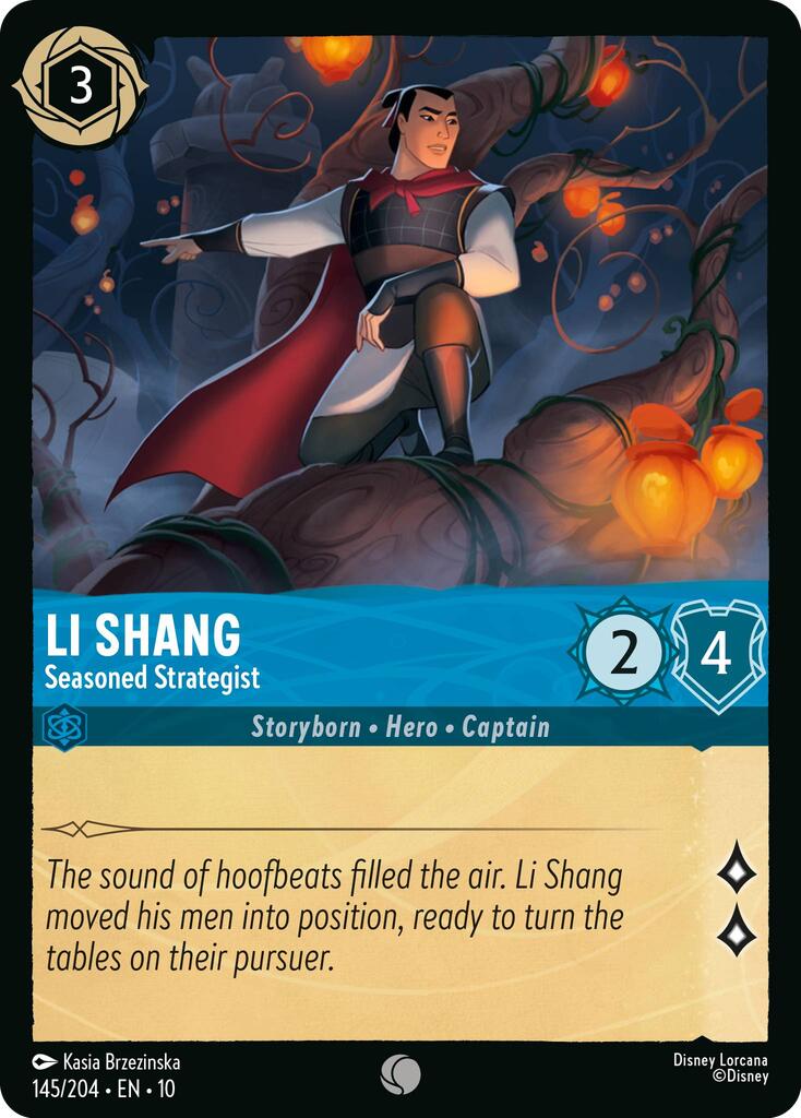 Li Shang - Seasoned Strategist (145/204) [Whispers in the Well] | Eastridge Sports Cards & Games