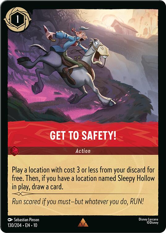 Get to Safety! (130/204) [Whispers in the Well] | Eastridge Sports Cards & Games