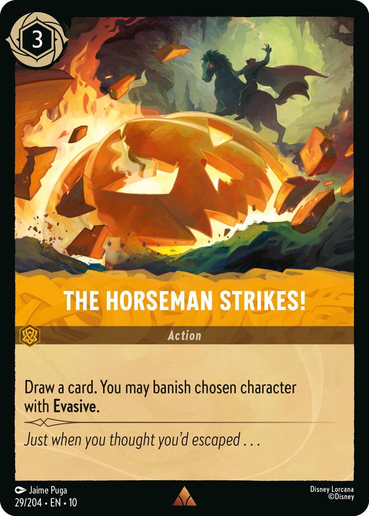 The Horseman Strikes! (29/204) [Whispers in the Well] | Eastridge Sports Cards & Games