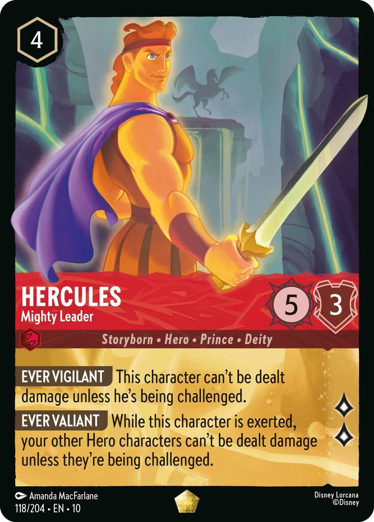 Hercules - Mighty Leader (118/204) [Whispers in the Well] | Eastridge Sports Cards & Games
