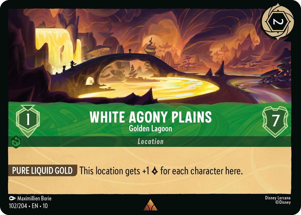 White Agony Plains - Golden Lagoon (102/204) [Whispers in the Well] | Eastridge Sports Cards & Games