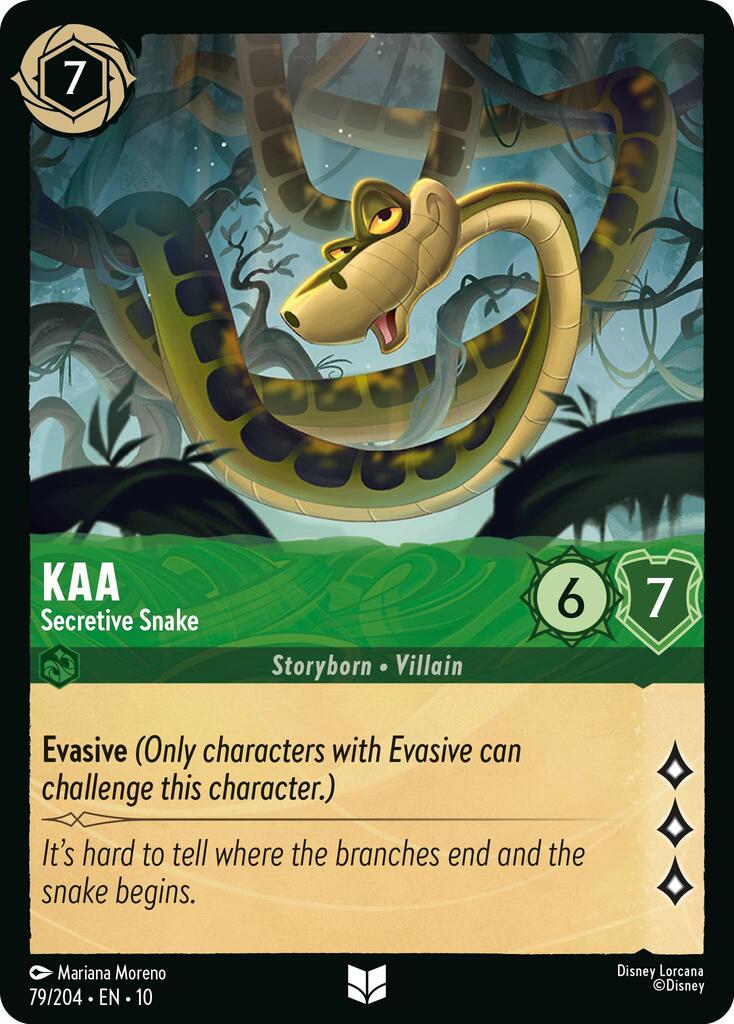 Kaa - Secretive Snake (79/204) [Whispers in the Well] | Eastridge Sports Cards & Games