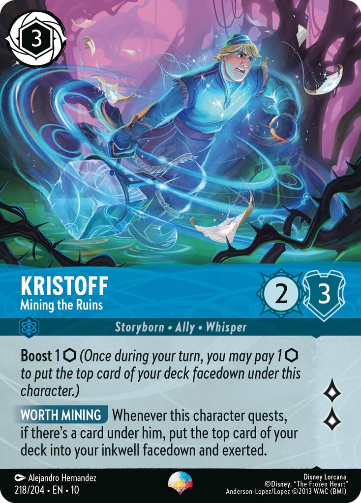 Kristoff - Mining the Ruins (Epic) (218/204) [Whispers in the Well] | Eastridge Sports Cards & Games