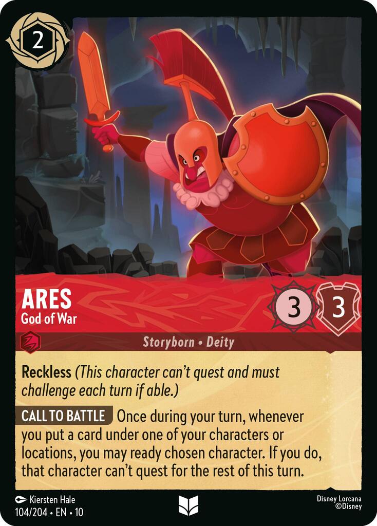 Ares - God of War (104/204) [Whispers in the Well] | Eastridge Sports Cards & Games