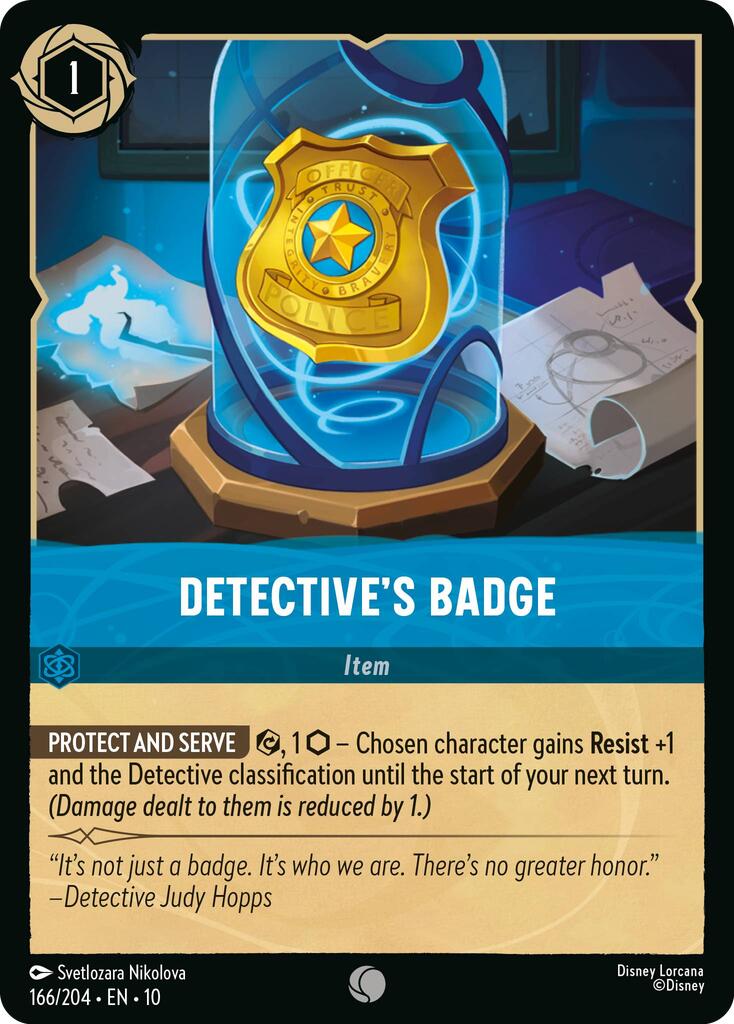 Detective's Badge (166/204) [Whispers in the Well] | Eastridge Sports Cards & Games