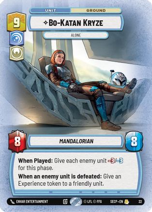 Bo-Katan Kryze - Alone (Foil) (22) [Secrets of Power: Weekly Play] | Eastridge Sports Cards & Games
