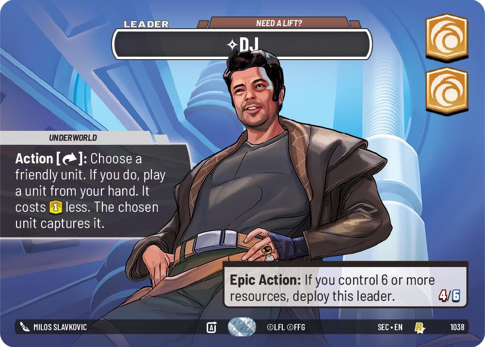 DJ - Need a Lift? (Showcase) (1038) (1038) [Secrets of Power] | Eastridge Sports Cards & Games