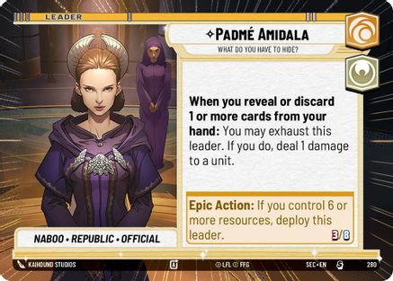 Padmé Amidala - What Do You Have to Hide? (Hyperspace) (280) - Secrets of Power