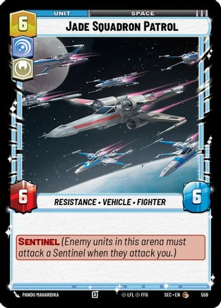 Jade Squadron Patrol (Foil) (559) - Secrets of Power Foil