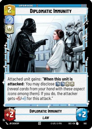 Diplomatic Immunity (Foil) (562) - Secrets of Power Foil