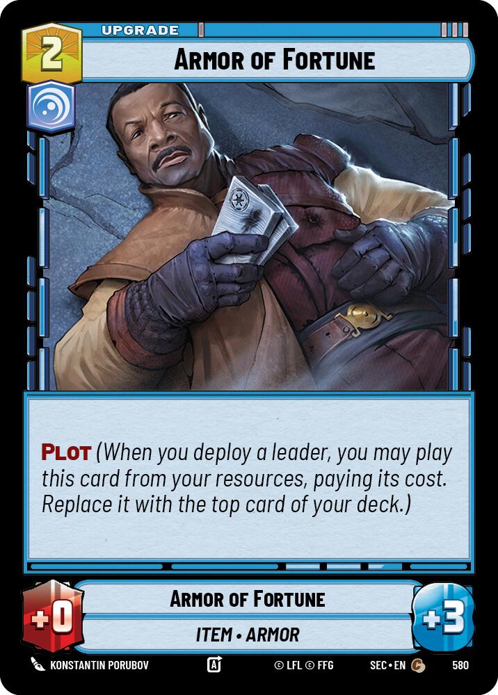 Armor of Fortune (580) (Foil) (580) [Secrets of Power] | Eastridge Sports Cards & Games