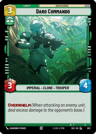 Daro Commando (Foil) (623) - Secrets of Power Foil