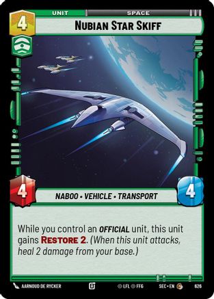 Nubian Star Skiff (Foil) (626) - Secrets of Power Foil