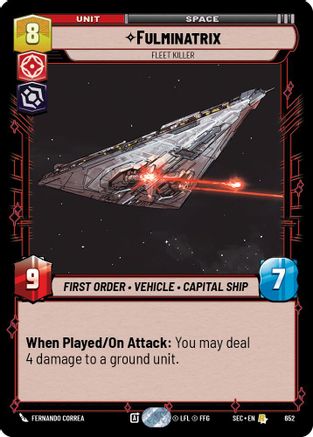 Fulminatrix - Fleet Killer (Foil) (652) - Secrets of Power Foil