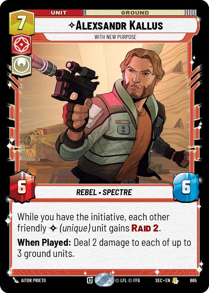 Alexsandr Kallus - With New Purpose (Foil) (665) (665) [Secrets of Power] | Eastridge Sports Cards & Games