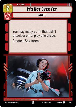 It's Not Over Yet (Foil) (687) - Secrets of Power Foil