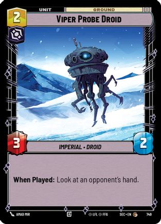 Viper Probe Droid (Foil) (749) - Secrets of Power Foil