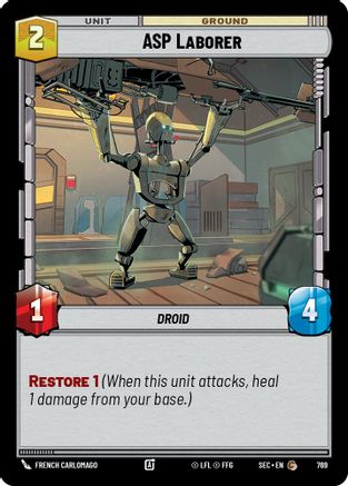 ASP Laborer (Foil) (769) - Secrets of Power Foil