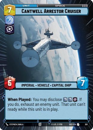 Cantwell Arrestor Cruiser (Hyperspace) (301) - Secrets of Power