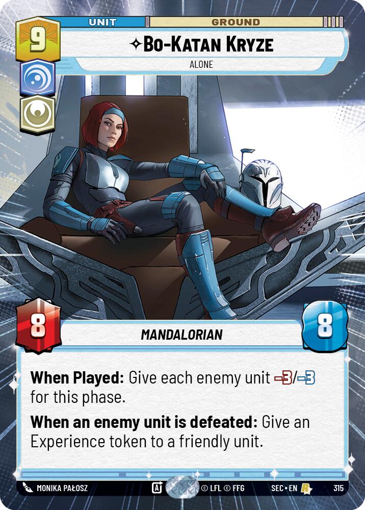 Bo-Katan Kryze - Katan Kryze (315) - Alone (Hyperspace) (315) (315) [Secrets of Power] | Eastridge Sports Cards & Games