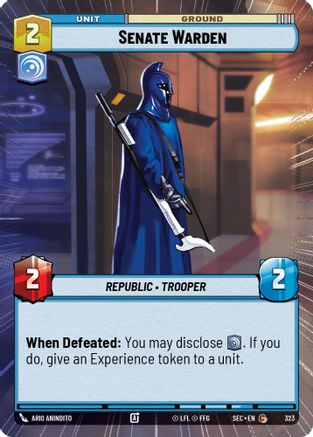 Senate Warden (Hyperspace) (323) - Secrets of Power