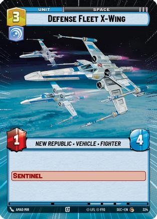 Defense Fleet X-Wing (Hyperspace) (324) - Secrets of Power