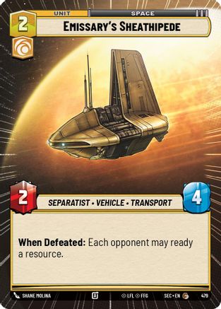 Emissary's Sheathipede (Hyperspace) (479) - Secrets of Power