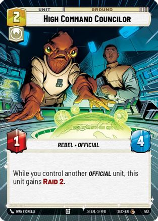 High Command Councilor (Hyperspace) (513) - Secrets of Power
